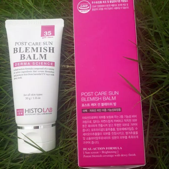 Kem chống nắng Post Care Sun Blemish Balm có chứa cồn (Alcohol), chất bảo quản (Methylparaben, Propylparaben, Butylparaben), hương liệu (Fragrance) (ảnh: BlogAnChoi).