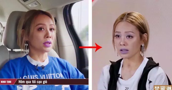 Vì cạo gió mà môi Tịnh tỷ như vậy sao? (Ảnh: Internet)