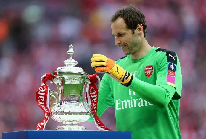 Petr Cech trong màu áo của Arsenal. Ảnh: Internet