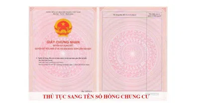 Pháp lý chung cư có thể sang tên đổi chủ (Ảnh : Internet)