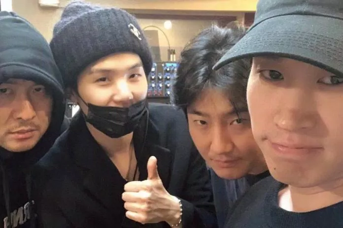 Suga hợp tác cùng Epik High (Ảnh: Internet)