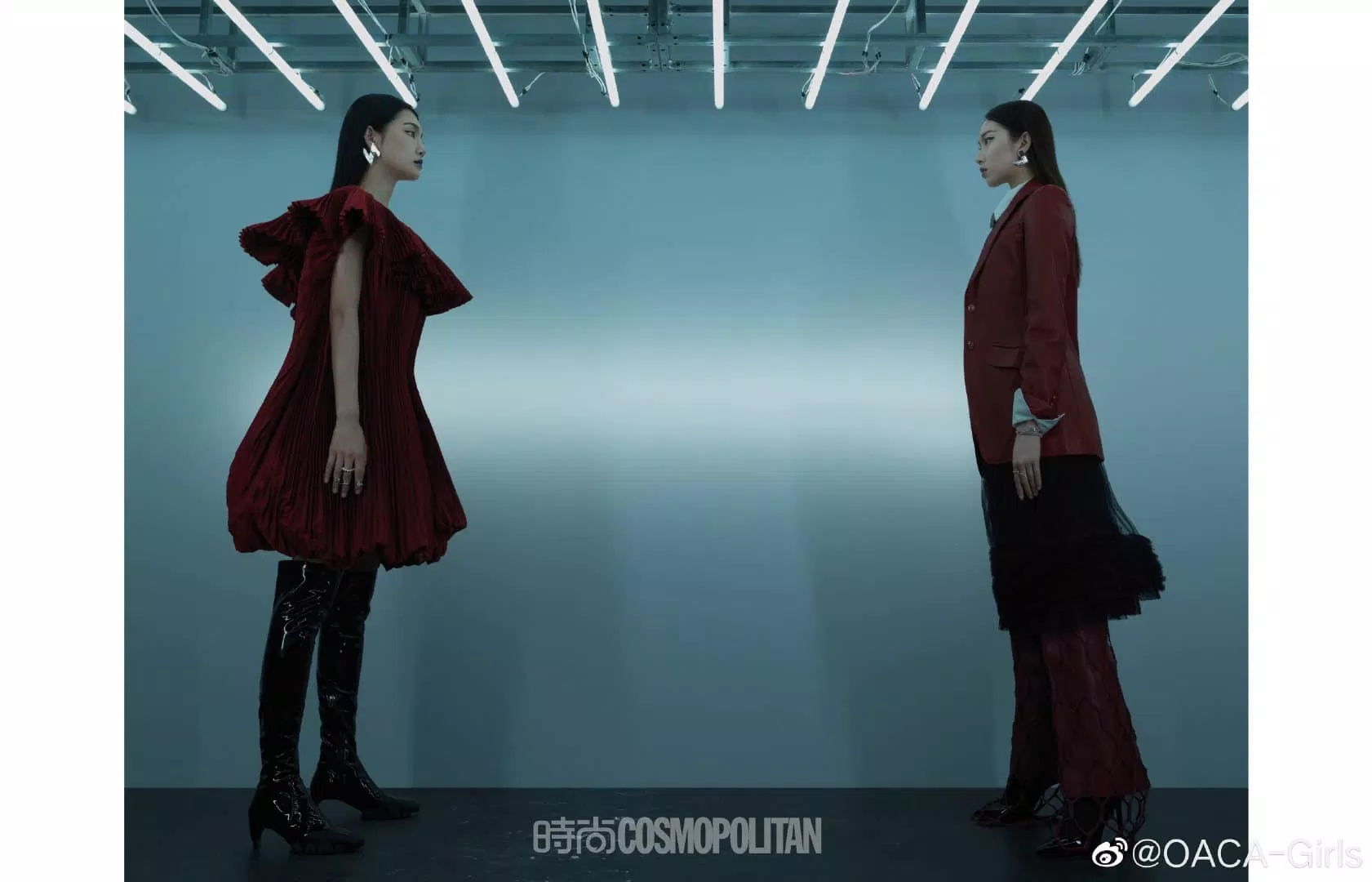 Lưu Lệnh Tư và Tằng Khả Ny trên tạp chí Cosmopolitan (Ảnh: Internet). Lưu Lệnh Tư và Tằng Khả Ny trên tạp chí Cosmopolitan (Ảnh: Internet).