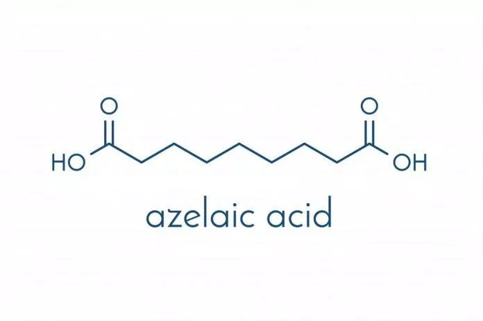 Cấu tạo hóa học của Azelaic Acid (Nguồn: Internet).