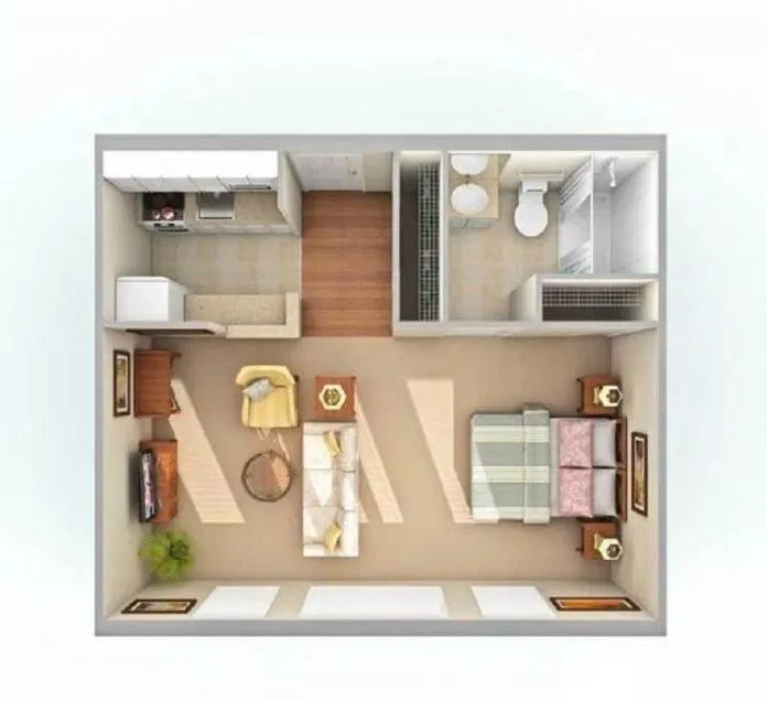 Thiết kế của loại hình căn hộ chung cư mini (Ảnh: Internet)