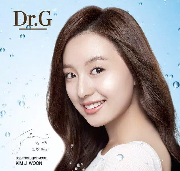 Kim Ji Won là một trong những đại sứ thương hiệu của Dr. G. (Nguồn: Internet.)