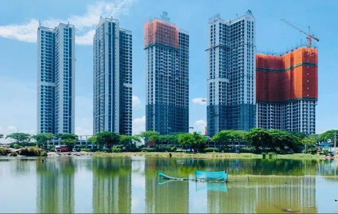Tiến độ Eco Green Sài Gòn (Ảnh: Internet)