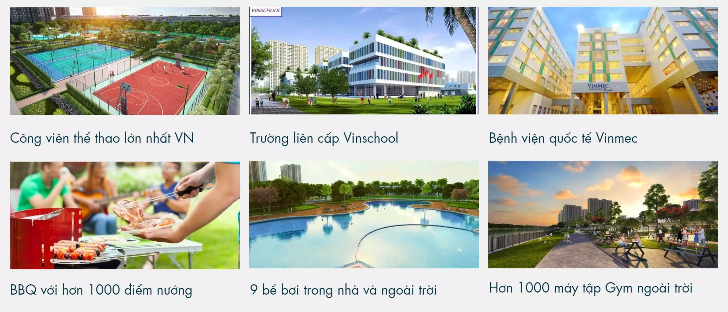 Tiện ích nâng tầm cao mới của Vinhomes Grand Park (Ảnh: Internet)