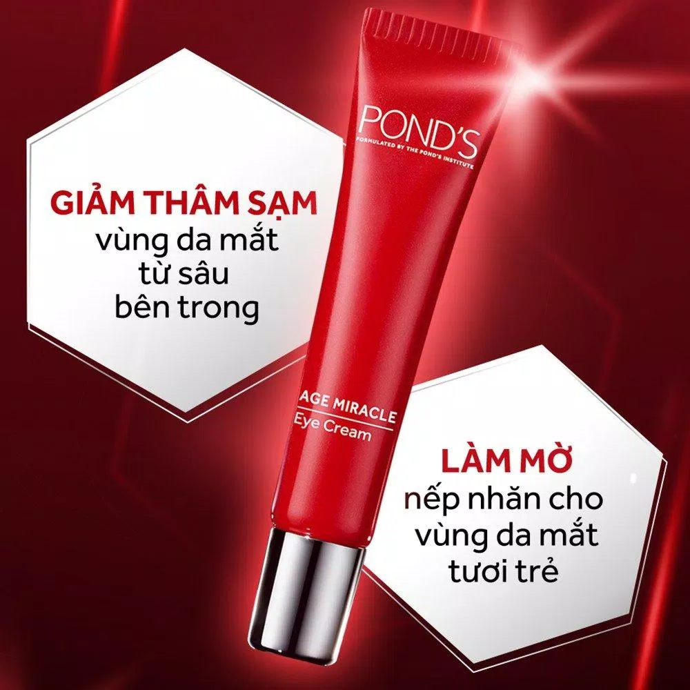 Review kem dưỡng mắt PONDS Age Miracle: chống lão hóa, giảm quầng thâm hữu hiệu. chống lão hoá công dụng dưỡng ẩm mắt dưỡng mắt glycerin Intelligent Pro Cell Complex kem dưỡng kem dưỡng mắt kem dưỡng mắt chống lão hóa Pond s Age Miracle kem dưỡng mắt pond s age miracle làm mờ nếp nhăn làm sáng vùng mắt lão hóa loại bỏ quầng thâm mỹ phẩm ngăn ngừa nếp nhăn và chống lão hoá hữu hiệu Phức hợp RP C24 pond s age miracle pond s age miracle eye cream Ponds retinol sản phẩm thiết kế thương hiệu Vitamin B3 vitamin E xóa mờ quầng thâm