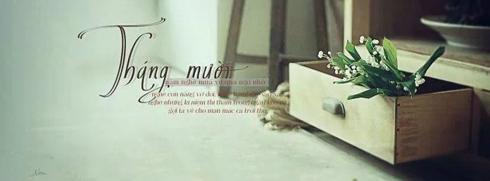 Gói những yêu thương của tháng 10, cất sâu vào ngăn tủ trái tim. (Ảnh: BlgAnChoi)