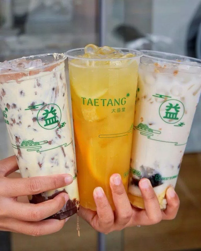 Trà sữa TaeTang - Yi He Tang. Nguồn: Internet