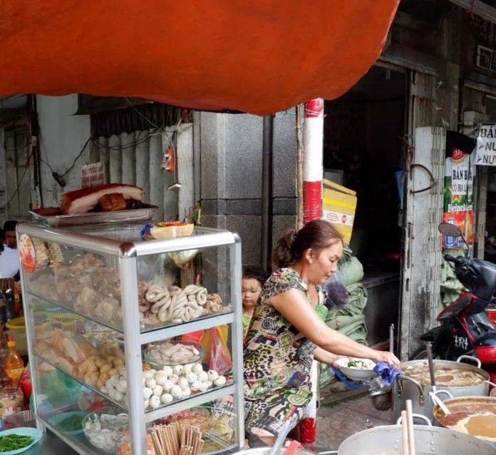 Bún Thái Cô Trinh ở chợ Vườn Chuối quận 3 (Nguồn: Internet)