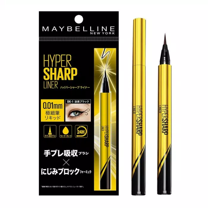 Bút kẻ mắt nước Maybelline New York Hyper Sharp Liner có thiết kế đơn giản, hiện đại và thon gọn. (nguồn: Internet)