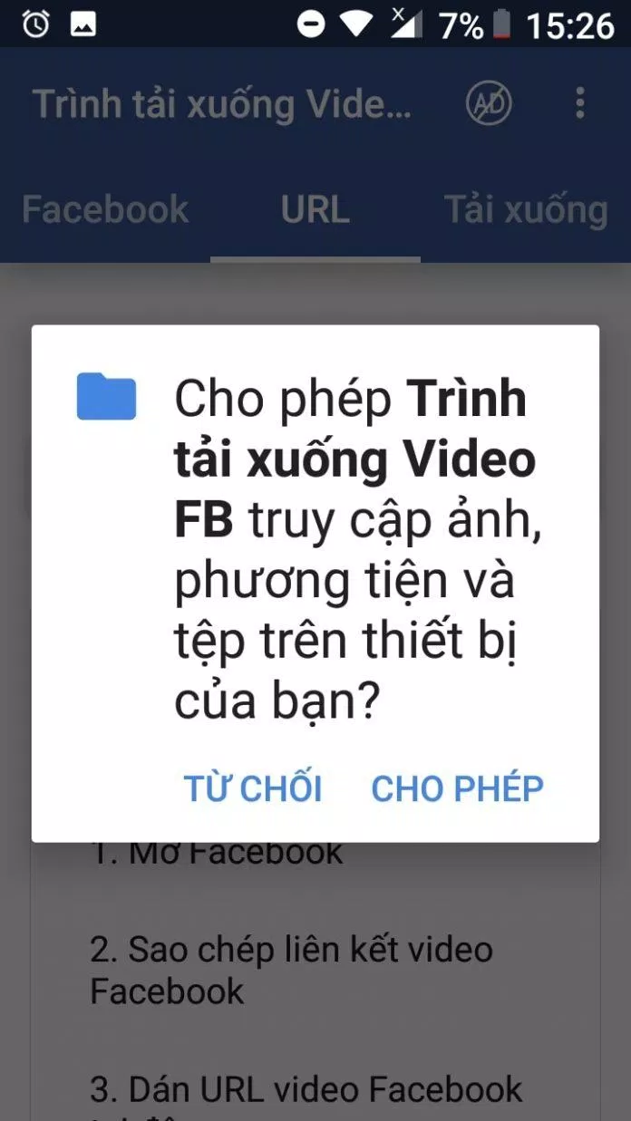 Đồng ý quyền truy cập của ứng dụng (Ảnh: BlogAnChoi)
