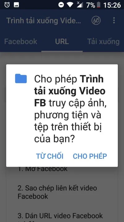 Đồng ý quyền truy cập của ứng dụng (Ảnh: BlogAnChoi)