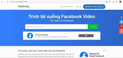 Giao diện của website Getfvid (Ảnh: BlogAnChoi)