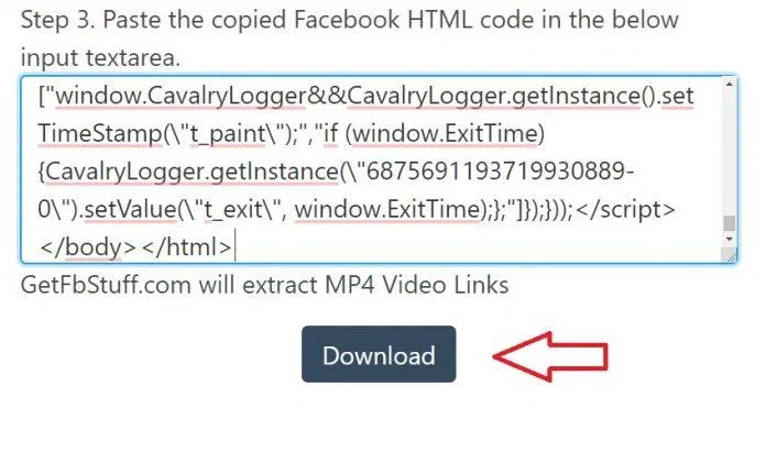 Dán nguồn trang vào hộp và ấn nút Download (Ảnh: BlogAnChoi)