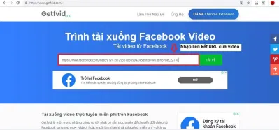 Dán URL video vào hộp (Ảnh: BlogAnChoi)
