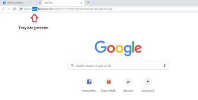 Dán URL của video vào thanh tìm kiếm (Ảnh: BlogAnChoi)