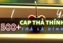 cap thả thính. (ảnh: internet)