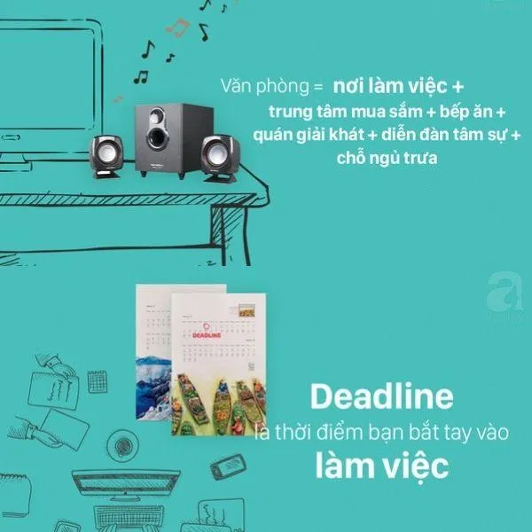 Những câu nói hài hước về công việc (Ảnh: BlogAnChoi)