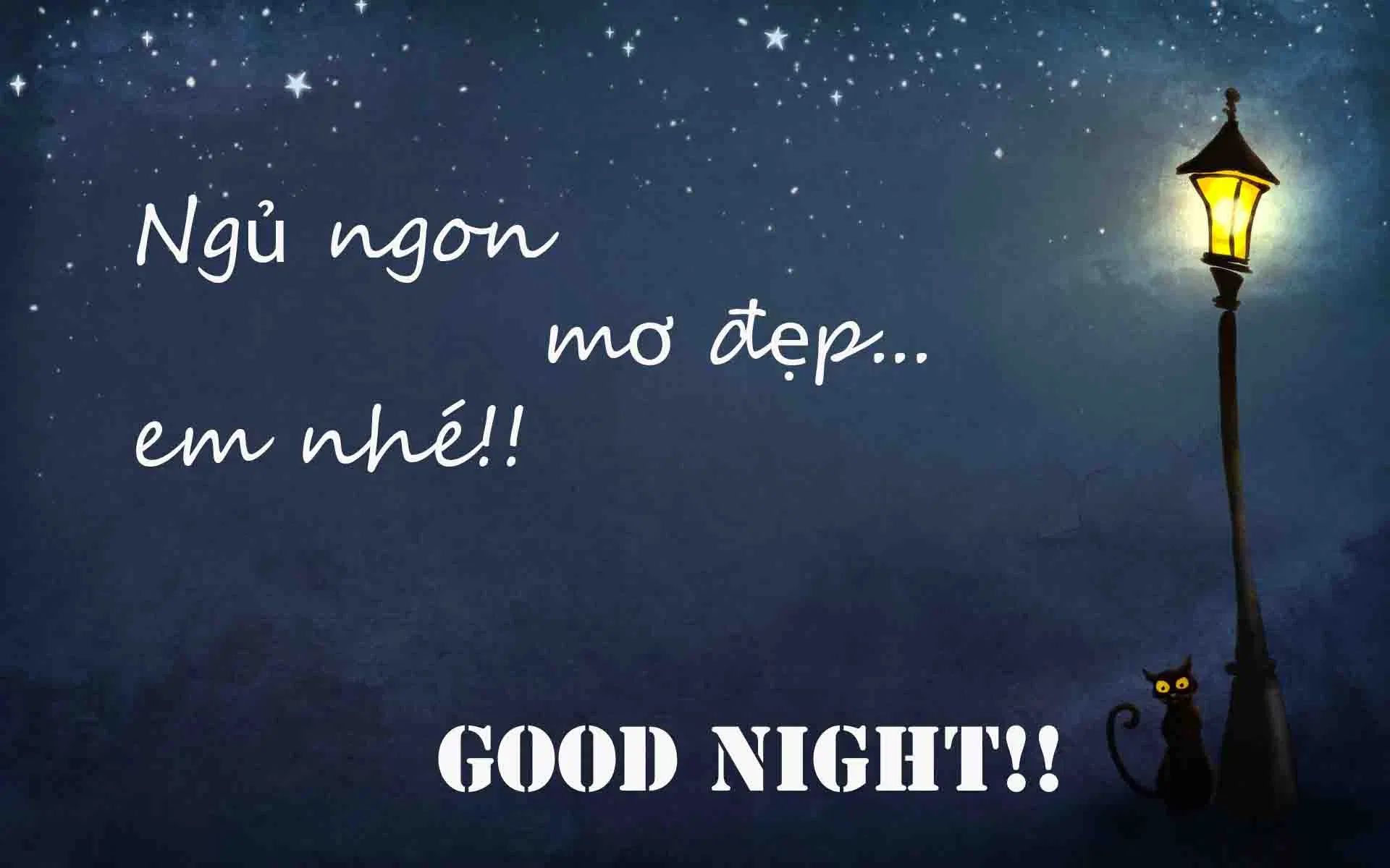 Chúc ngủ ngon giúp xoa dịu tâm hồn (ảnh internet)