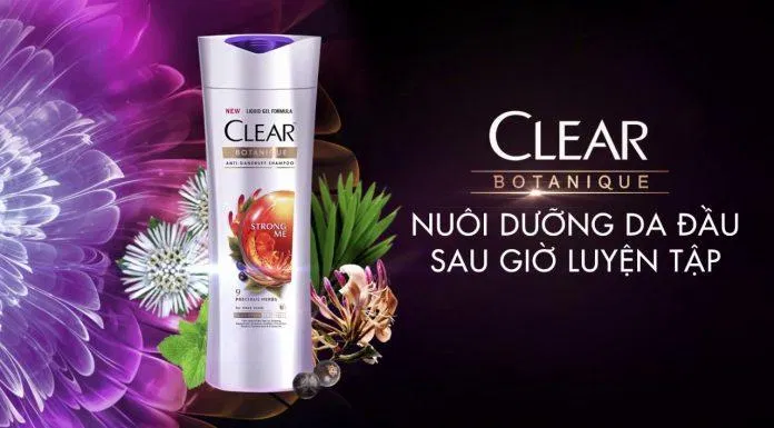 Dầu gội thảo dược Clear nuôi dưỡng da đầu (Ảnh: Internet)