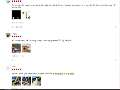 Đánh giá của khách hàng trên Shopee. (nguồn: BlogAnChoi)