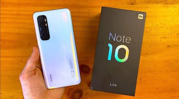 Thiết kế hộp Xiaomi Mi Note 10. (Ảnh: internet)