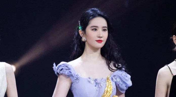 Tham dự Đêm hội Weino 2020, từ khoá "Lưu Diệc Phi đầm công chúa" leo thẳng lên hot search (Nguồn: Internet)