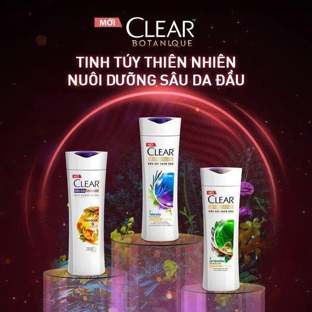 Bộ ba sản phẩm mới Clear Botanique (Ảnh: Internet)