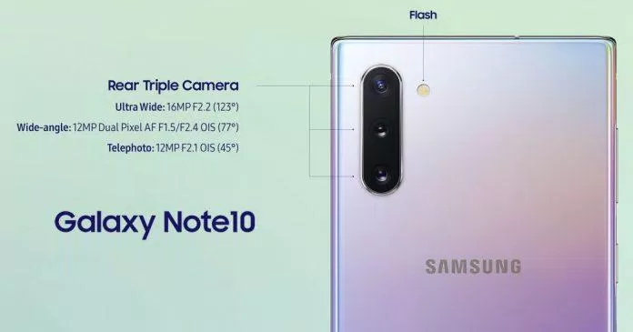 Cụm camera Note 10 ( nguồn: Internet) Cụm camera Note 10 ( nguồn: Internet)