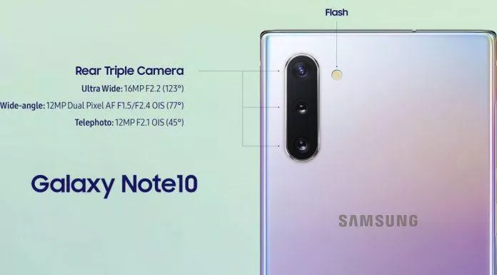 Cụm camera Note 10 ( nguồn: Internet)