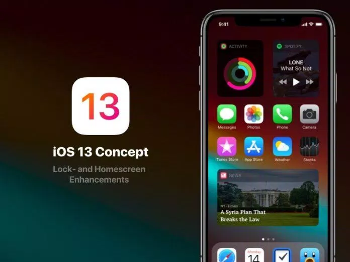 Giao diện của IOS 13