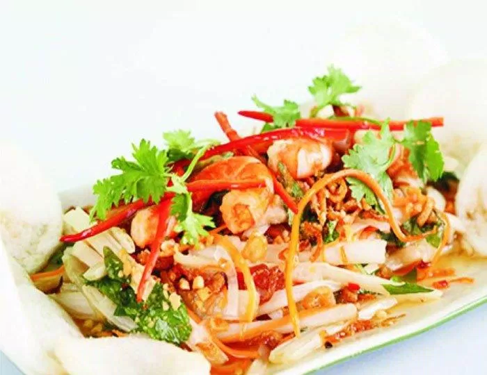 Gỏi hải sản - Mũi Né. (Nguồn: Internet)
