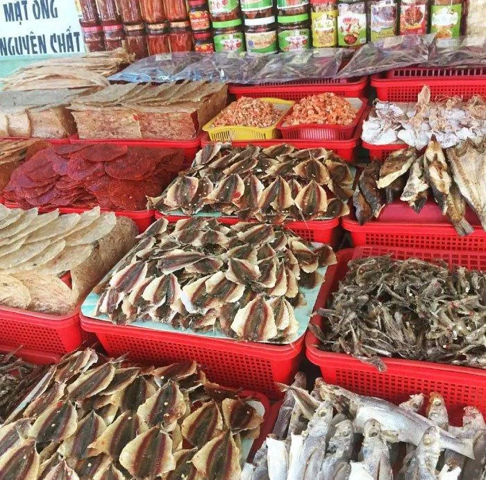 Hải sản khô Mũi Né. (Nguồn: Internet)