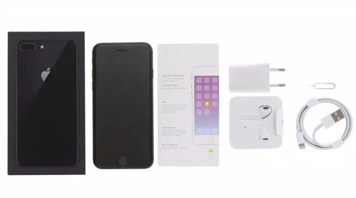 Bên trong hộp IPhone 8 Plus
