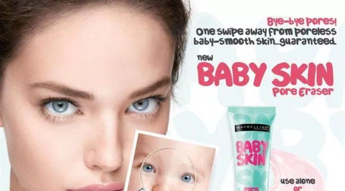 Sử dụng kem lót Maybelline New York Baby Skin Instant Pore Eraser trước lớp makeup để có được một lớp nền hoàn hảo. (nguồn ảnh: Internet)