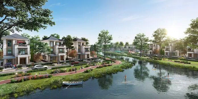 Khu biệt thự của Aqua City đầy sang trọng (ảnh internet)