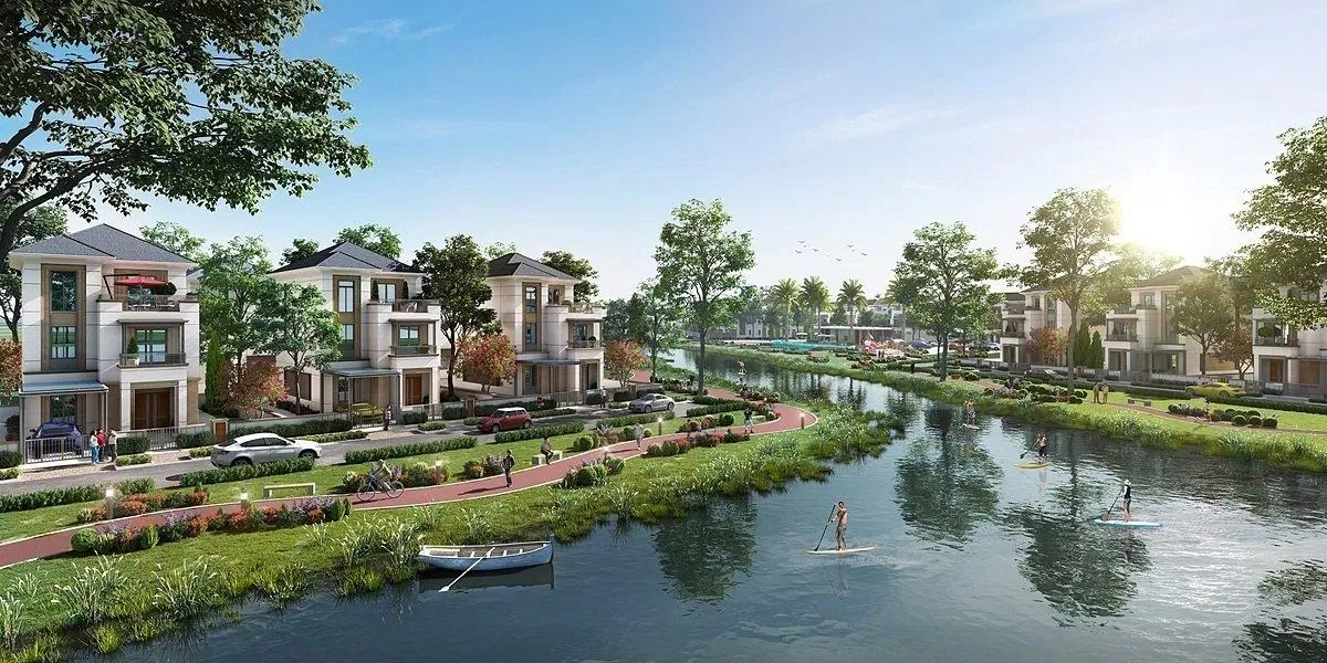 Khu biệt thự của Aqua City đầy sang trọng (ảnh internet)