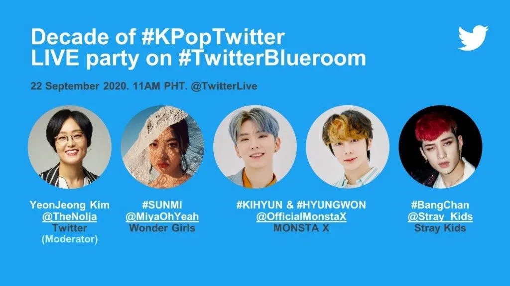 Buổi trò chuyện về những sự kiện KPOP trong 10 năm vừa qua chỉ diễn ra online trên Twitter (Nguồn: Internet).