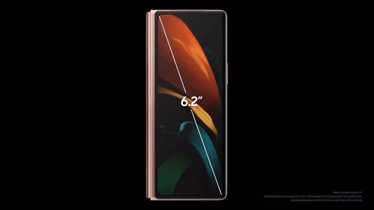 Màn hình phụ của Samsung Galaxy Z Fold 2