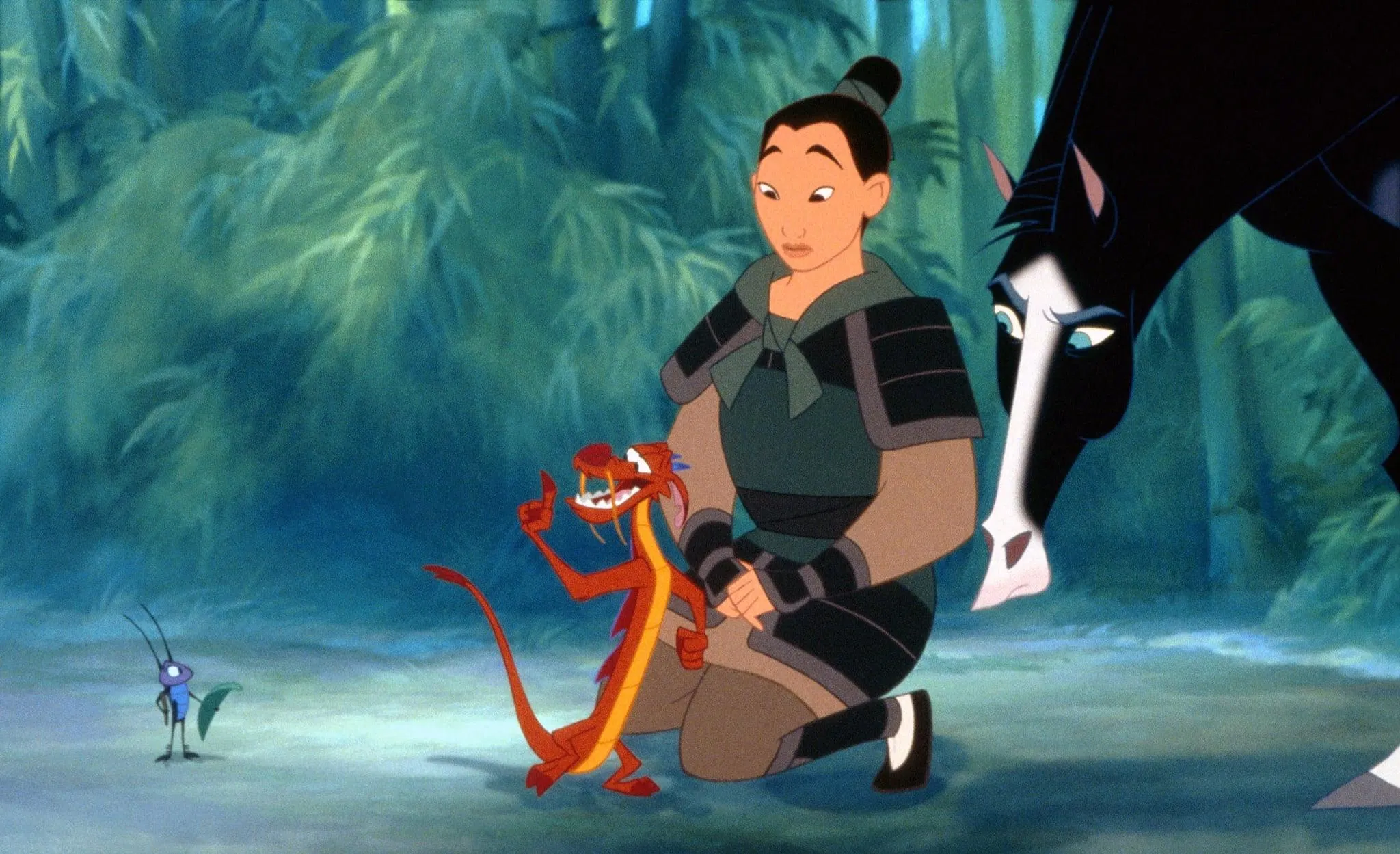Rồng và Dế không còn xuất hiện bên Mộc Lan phiên bản live-action. (Nguồn: Internet).