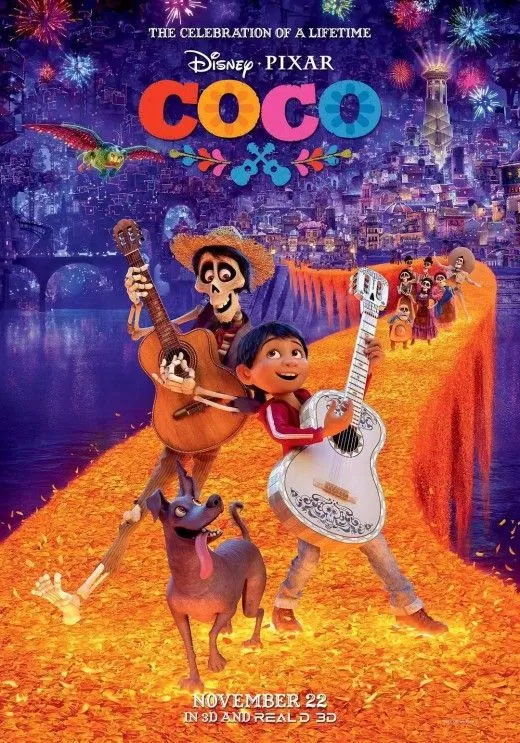 Poster phim hoạt hình Coco. (Ảnh: Internet)