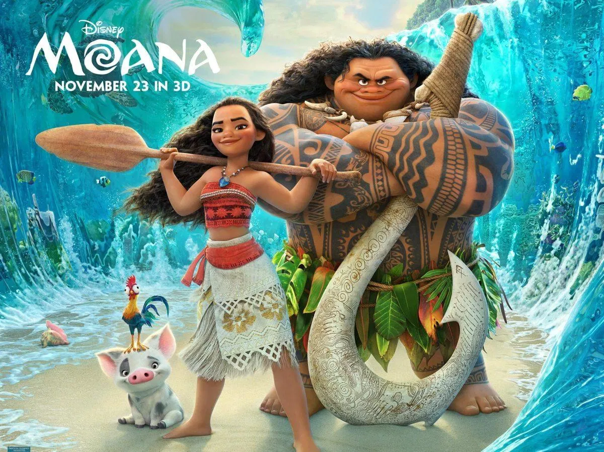 Poster phim hoạt hình Moana. (Ảnh: Internet)