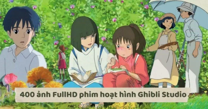 Studio Ghibli phát hành 400 ảnh FullHD cho 8 phim hoạt