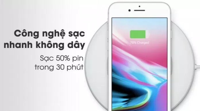 Sạc không dây ở IPhone 8 Plus