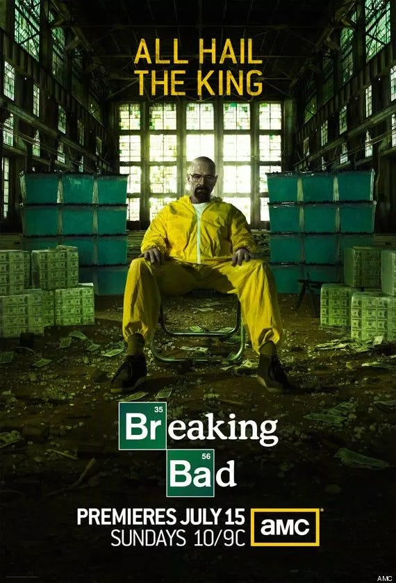 Poster series phim hay Breaking Bad. (Ảnh: Internet)