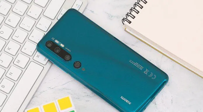 Thiết kể của Xiaomi Mi Note 10 Pro