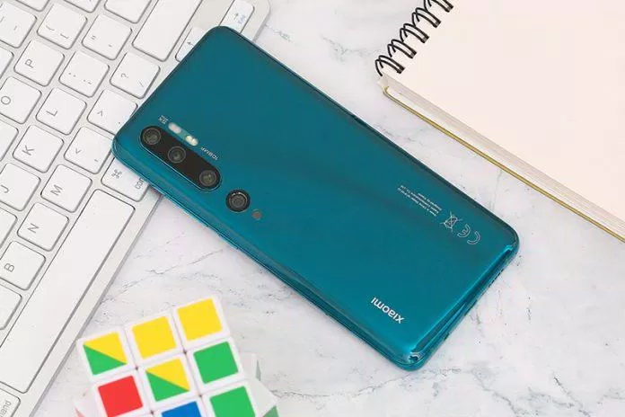 Thiết kể của Xiaomi Mi Note 10 Pro