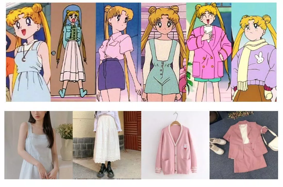 Outfit của Usagi Tsukino (ảnh: internet)